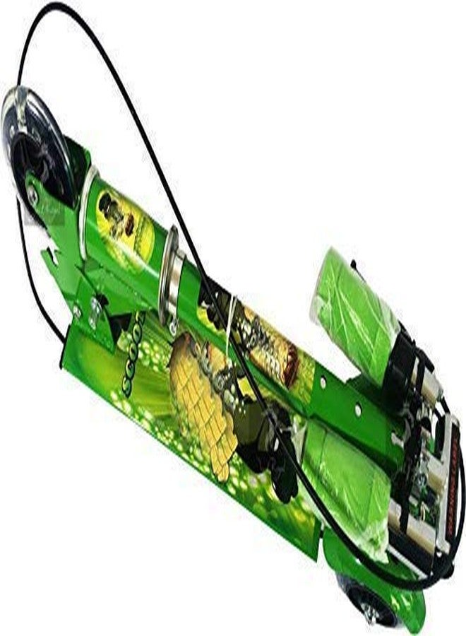 NEYU Skate Scooter for Kids 3 Wheel Lean to Steer 3 Adjustable Height with Suspension for Kids Boys & Girls (Green) - Image 4